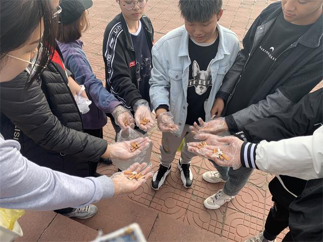 【完满班级】“青烟常在,噩梦常随”烟头清理大作战