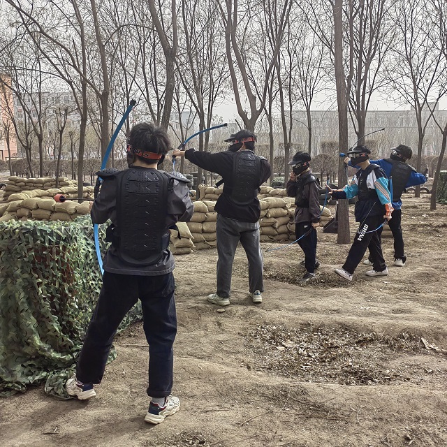 【完满团支部】射箭见证精彩 神话健康未来——艺术传媒学院视觉2203班完满团支部活动