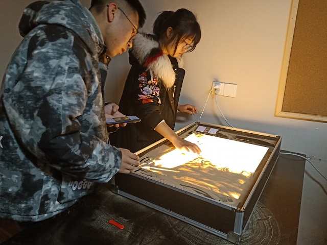 【社团活动】指尖艺境 绘沙成画